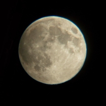 Moon on July 23, 4:02 am in Slavičín, CZ.